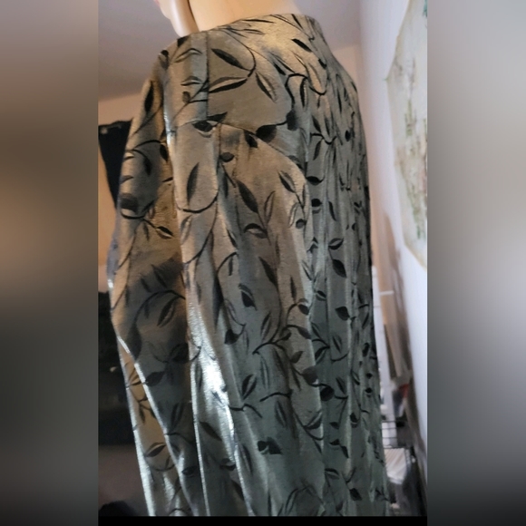 Vintage 1990's Tailor-made Metalic Colour Midi Dress size 12 - Picture 2 of 5